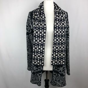 Gypsy 05 Orvieto Boho Print Open Front Cardigan